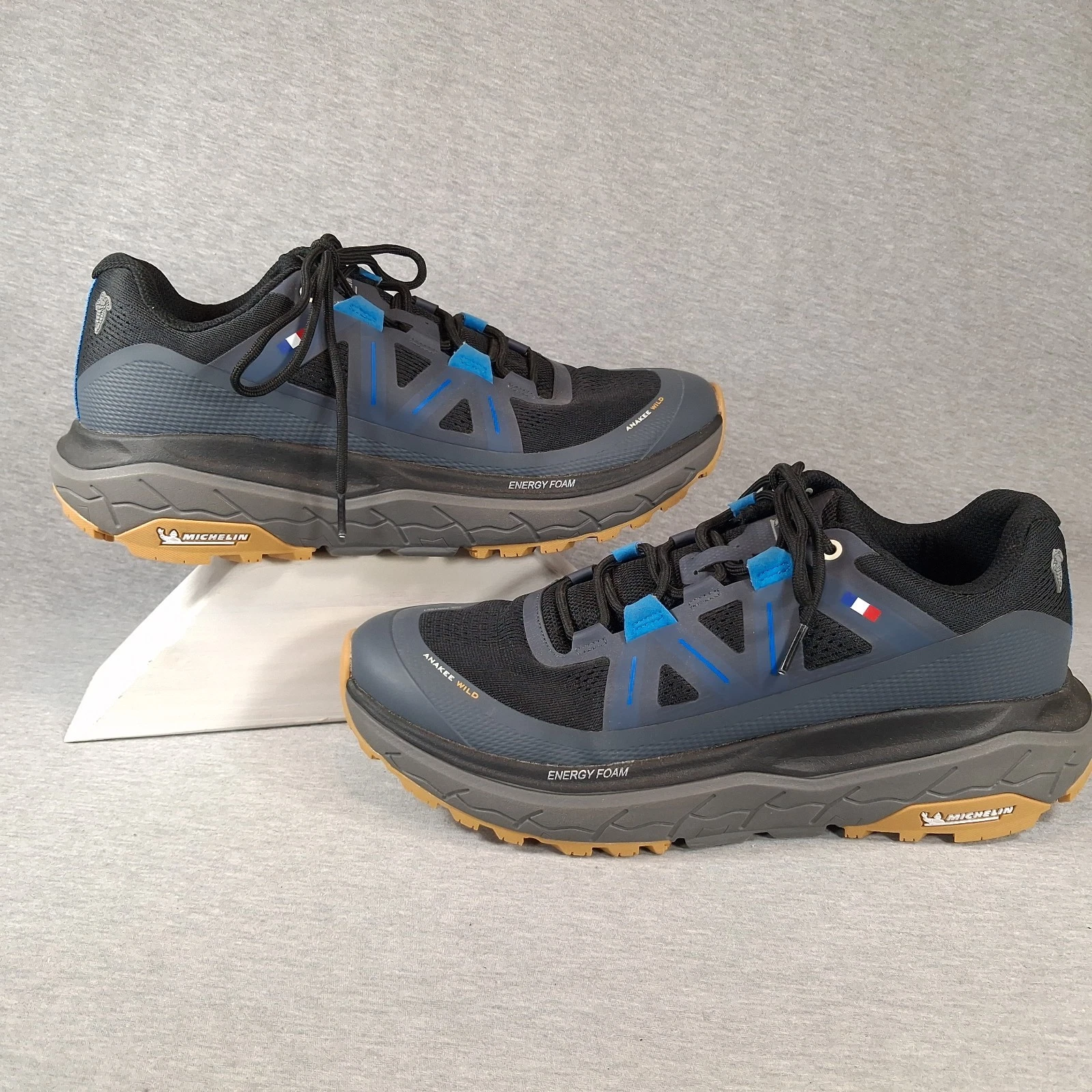 Michelin Anakee Wild Slickrock Trail Running Shoes Mens 11.5 Gray Blue AWOZ READ