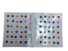  Indian Traditional Multi Colour Round Shaped Bindi For Women Set Of 3 A630