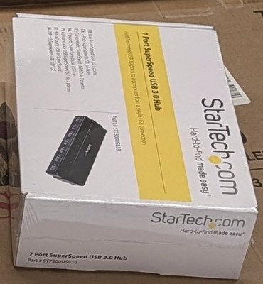 New StarTech 7 Port SuperSpeed USB 3.0 Hub ST7300USB3B