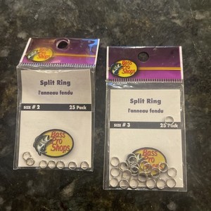 2 Open Packs Split Rings Size 2 Size 3