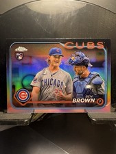 Topps 2024 Chrome Update Ben Brown Rookie Variation!!! #USC67 Baseball Card. rookie card picture