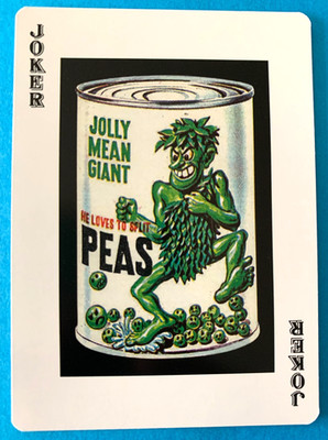 WACKY PACKAGES JOLLY MEAN GIANT, RARE COLLECTOR ROOKIE CARD