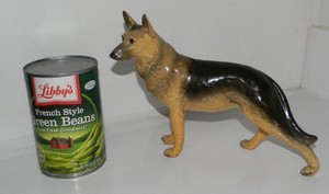 Mortens Studios Chicago, Ill. Hand Made Black and Tan German Shepherd Stacked