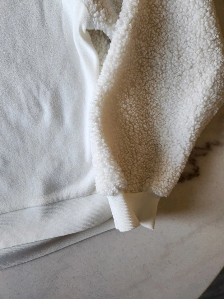 Suéter de peluche Alice + Olivia marfil talla pequeña Foto 4 de 4