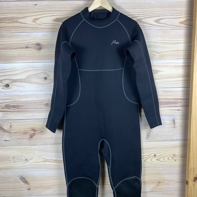 Hevto Wetsuit Mens XL Black Full Body 3/2 mm Neoprene Scuba Diving Surfing NWT