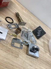 Kwikset Halifax Square Rose Deadbolt SmartKey with 6AL Latch - Polished Chrome