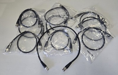 NEW Lot of 10 Coaxial Male BNC to BNC RG59 Cable 2ft 91802257