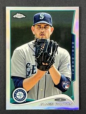 2014 Topps Chrome James Paxton #21 Refractor RC Mariners