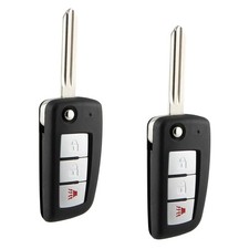 2 Remote Key Fob Flip for 2003-2019 Nissan Altima Rogue Versa Titan CWTWB1U751