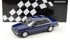 PROMO: BMW 323i (E30) 1982 Saturn Blue 1/18 Minichamps 155026009