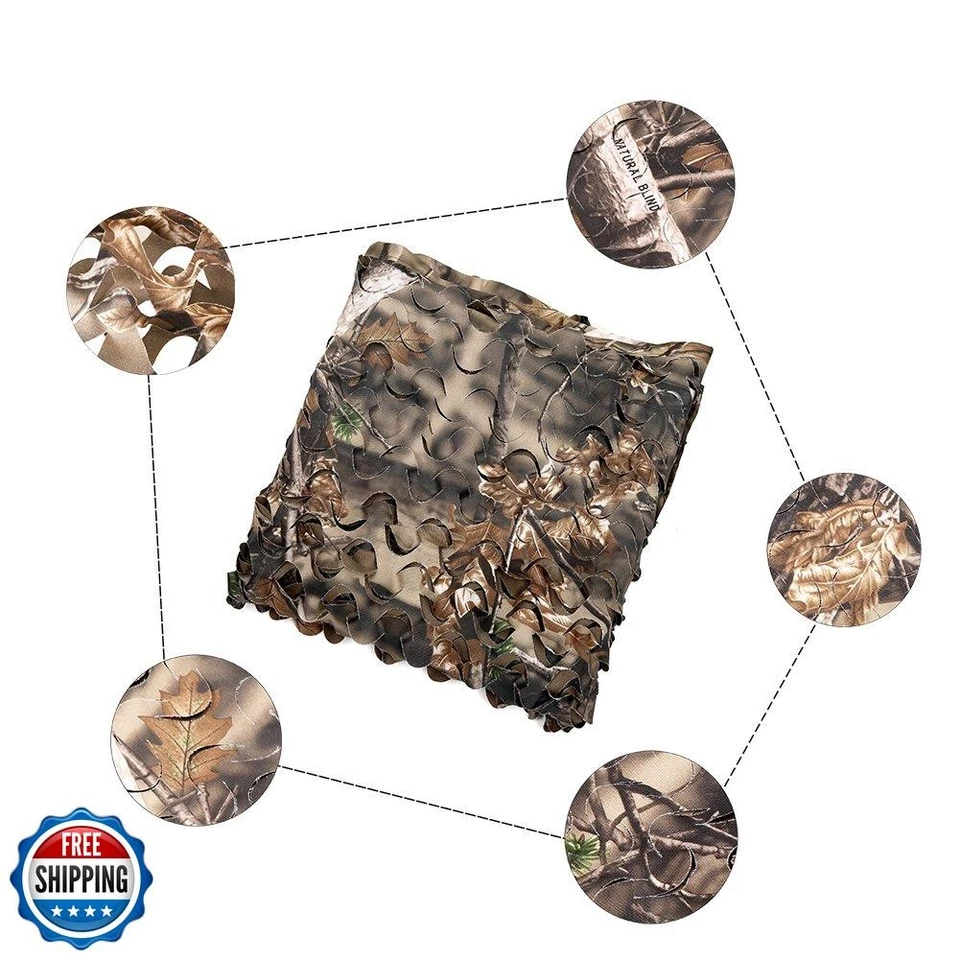 AUSCAMOTEK Camo Netting Camouflage Net Deer Blinds Material for Ground Portab - Image 2 of 4