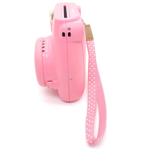 Instax Mini 9 Fujifilm analoge Sofortbildkamera Hot Pink mit Trageriemen Handheld - Bild 4 von 7