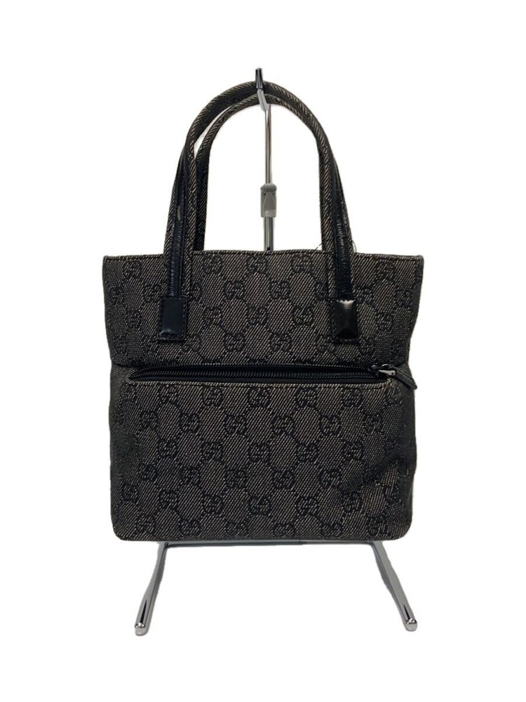 GUCCI Mini Canvas Handbag in Gray 105651