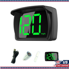 Hud Headup Display Gps Digital Speedometer Kmh Mph Led Large Font Dispsize Mph
