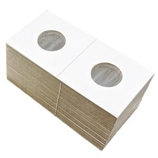 50 2x2 Guardhouse Nickel Coin Holders Mylar Cardboard Storage 5 Cent Flip