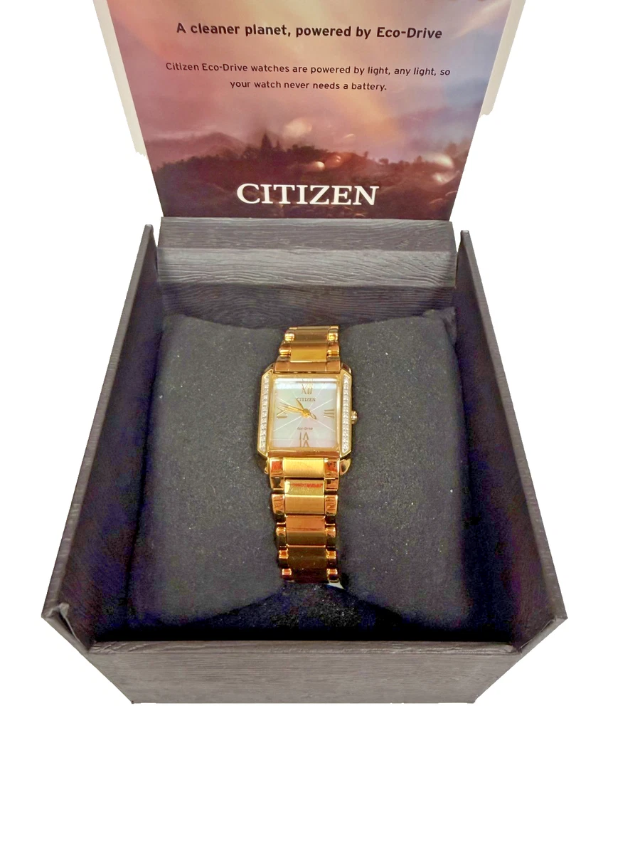 Citizen Eco-Drive Women Diamond Accent Wristwatches for sale - eBay