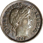 1893-P Barber Dime