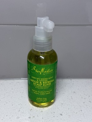 Shea Moisture African Water Mint & Ginger Detox & Refresh Scalp Elixir 4 oz RARE