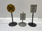 Vintage Tonka State Hi-Way Department Signs Lot of 3