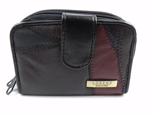 Nuevo Lorenz Damas Alta Calidad Suave Patchwork Cuero Cartera Porta Tarjeta de Crédito - Imagen 61 de 72
