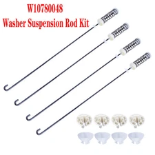 W10780048 Washer Suspension Spring Rod Kit for Whirlpool Kenmore Washing Machine