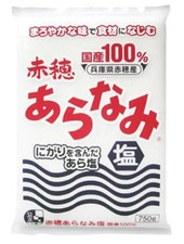 Sal marina japonesa Ako Nigari 750 g 兵庫赤穂あらなみ塩 にがり塩 Hecha en Hyogo Japón Sal de baño