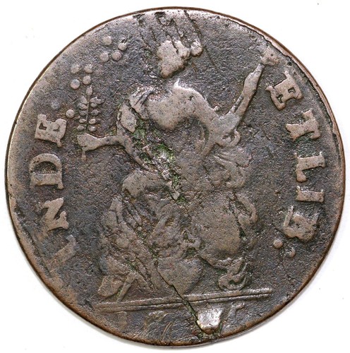 1785 M.4.4-C Connecticut Colonial Copper Coin - Picture 2 of 2
