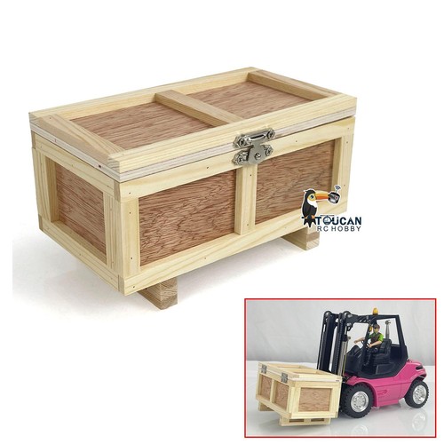 On Sale Decorative Wood Box for 1/14 1/12 RC Construction Vehicle Truck Forklift - Picture 2 of 10