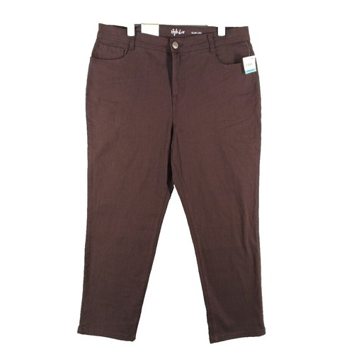 Pantalon Capri Femme Style & Co. Mid Rise Petite - Taille 10P - Noir - Neuf Avec étiquettes