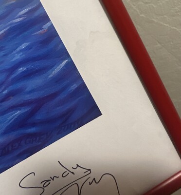 SIGNED FRAMED Alex Grey Ocean of Love Bliss 2014 Fine Art Poster