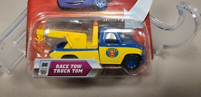 DISNEY PIXAR CARS RACE TOW TRUCK TOM!!! NEW OLD STOCK!!! P7074 SEE