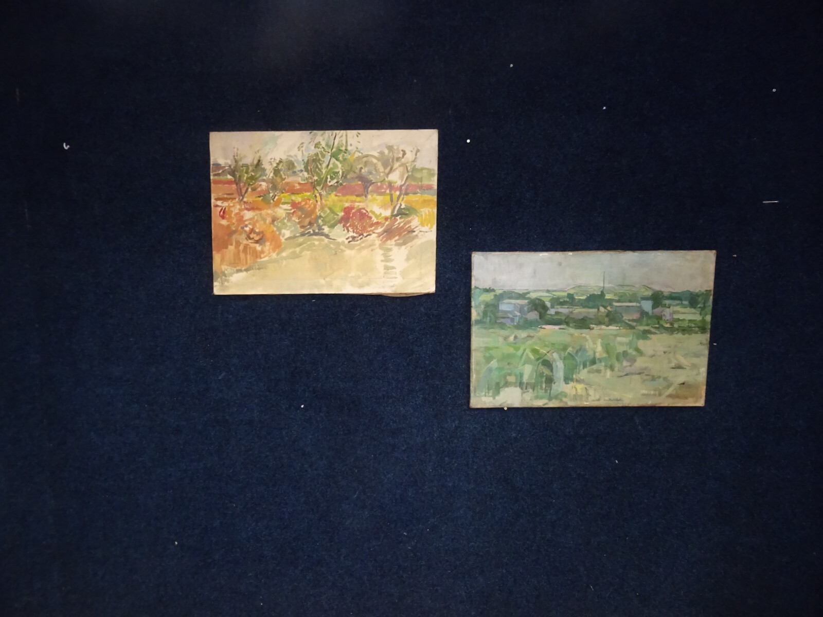 Original pair of oil paintings eBay