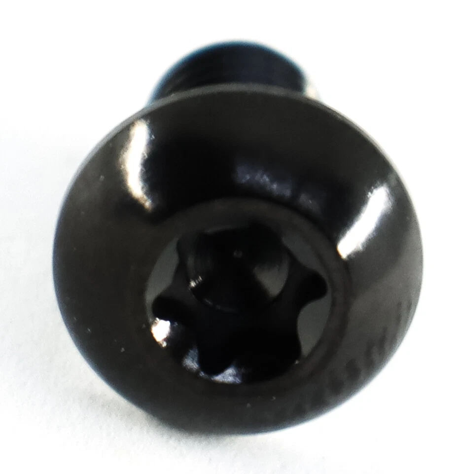 Titan Schraube M5 x 10mm - Torx T25 Linsenkopf ISO 7380 - Schwarz  