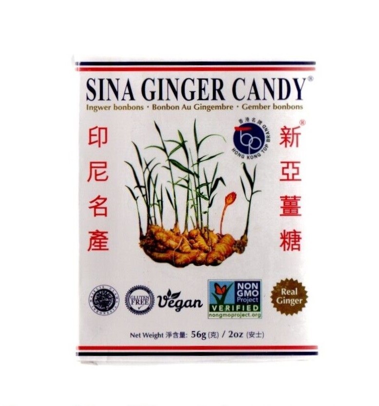 25 Boxes SINA Ginger Candy Chewy Permen Jahe Bonbon AU Gingembre for