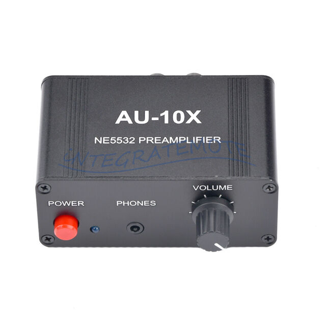 AU-10X NE5532 Preamplificatore controllo volume audio per cuffie altoparlante-