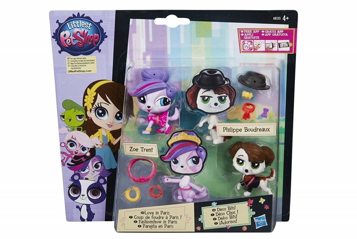 Hasbro Littlest Pet Shop Backstage Beauties Bündel Von 2 Petshop