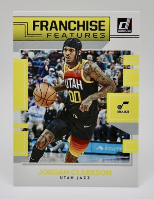 Jordan Clarkson - 2022-23 Donruss #20 Franchise Features Insert Utah Jazz