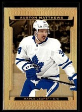 2022-23 Upper Deck Tim Hortons Gold Etchings Auston Matthews #G-7