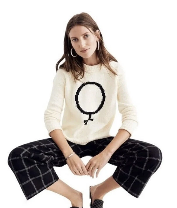 Female clearance symbol sweater