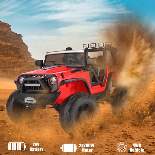 12V 24V Kids Ride on Truck Car with Remote Control Electric Toy /Bluetooth Music - Picture 131 of 142
