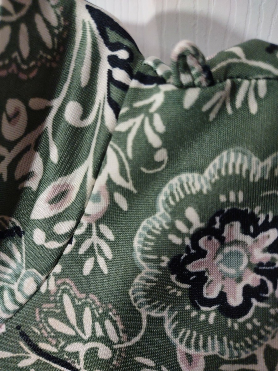 Robe Courte (mini Dress) Bailey Blue Imprimé Floral - Taille M - Noir - Occasion Très Bon état