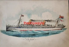 HMS Ophir, 1901, Book Illustration (Print), 1980