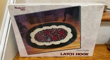 Wonderart "Country Garden" Latch Hook Kit 34" X 50" 4495 New SEALED