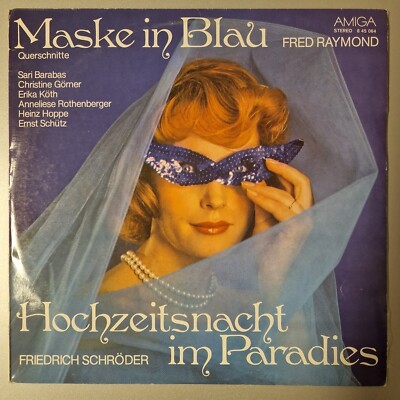 Schallplatte LP Vinyl 12'' Maske In Blau - Raymond / Hochzeitsnacht im Paradies