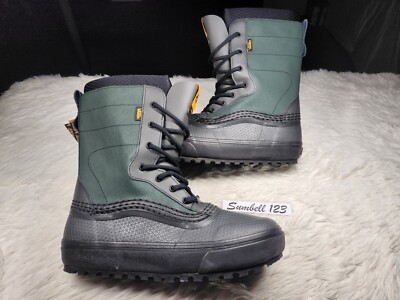VANS STANDARD MTE Snow Boot Unexplored Black/green Cold Weather Men's 9.5 721454