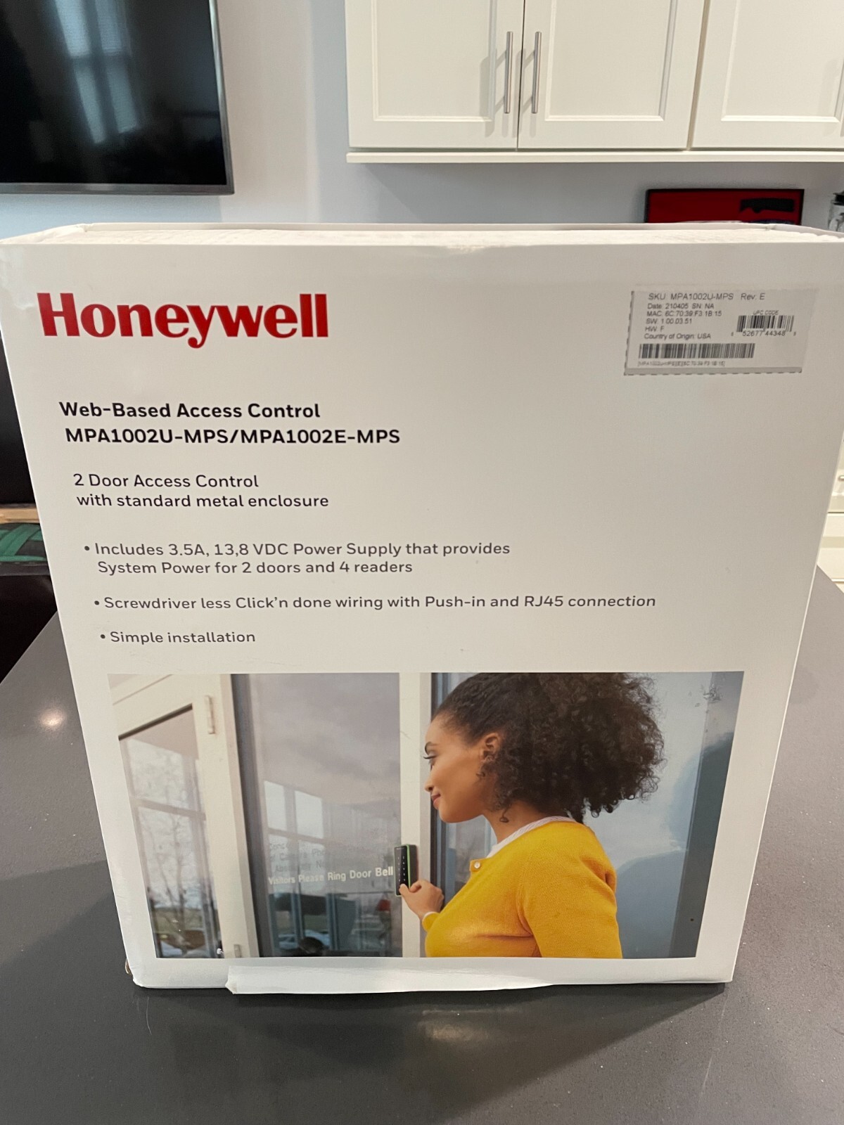 Honeywell MPA1002U-MPS 2 Door Access Control Kit 852677443488 | eBay