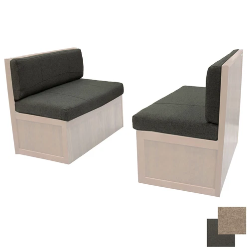 36" RV Fossil Cloth Memory Foam Dinette Booth Cushions Dining Camper Furniture