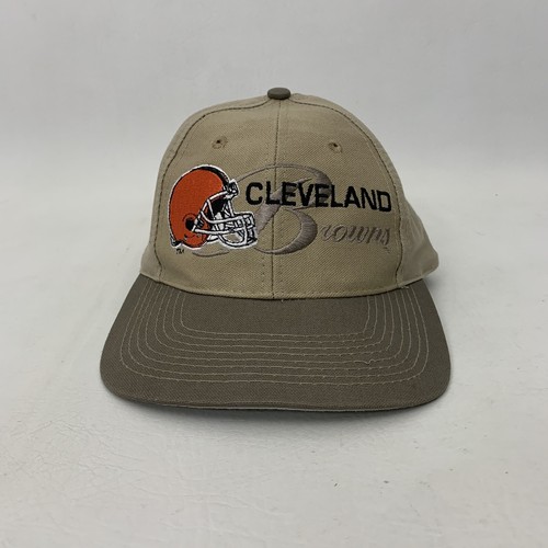 Vintage 90s Logo 7 Cleveland Browns Tan 