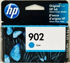 New Genuine HP 902 Cyan Ink Cartridges Box OfficeJet Pro 6961