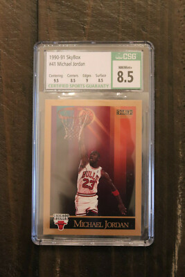 1990-91 Skybox #41 Michael Jordan CSG 8.5